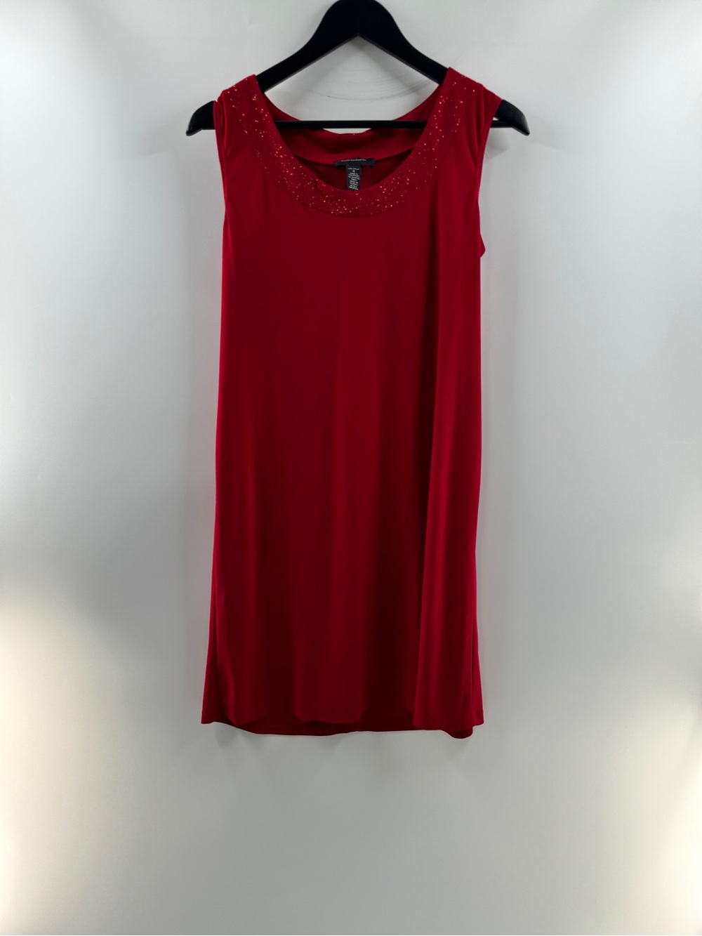 R&M Richards Red Embellished Shift Dress – Women's Size 6